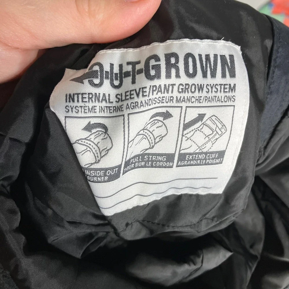 Columbia kids grow with me overall‎ snowpants black size 2T winter outdoor gear
